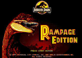 Jurassic Park - Rampage Edition (USA, Europe) (Beta) (1994-07-08)