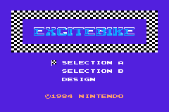 任天堂FC珍藏游戏系列第4辑-机车大赛 Famicom Mini Vol. 04 - Excitebike(JP)(Nintendo)(32Mb)