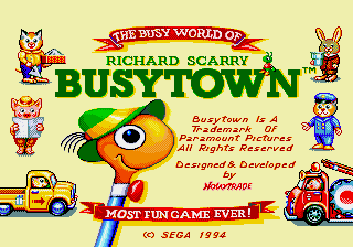 Richard Scarry's Busytown (USA) (Beta) (1994-07-21)