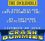 Incredible Crash Dummies, The (World)