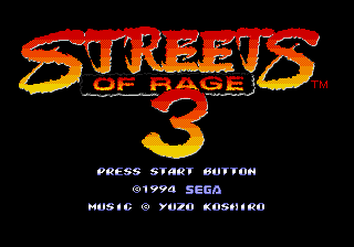 Streets of Rage 3 (USA) (Rev A) (Beta) (1994-04-12)