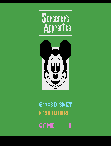 Sorcerer's Apprentice (1983) (Atari)