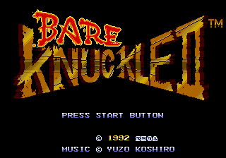 Bare Knuckle II (Japan) (Beta)