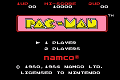 经典任天堂-大食客 Classic NES Series - Pac-Man(UE)(Nintendo)(32Mb)