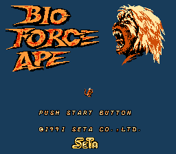 Bio Force Ape (Japan) (En) (Proto)
