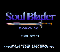 Soul Blader (Japan)