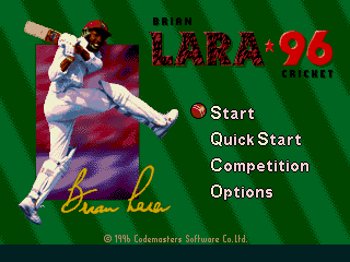 Brian Lara Cricket 96 (Europe) (Rev 1)