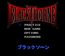 Blackthorne - Fukushuu no Kuroki Toge (Japan)