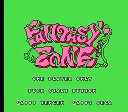 Fantasy Zone (USA) (Tengen) (Unl)