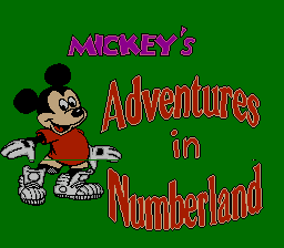 Mickey's Adventure in Numberland (USA)