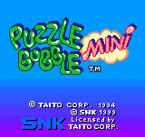 Puzzle Bobble Mini (Japan, Europe) (En,Ja) (Beta)