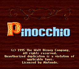 Pinocchio (USA) (Beta) (1995-12-04)