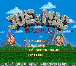 Joe & Mac - Tatakae Genshijin (Japan)
