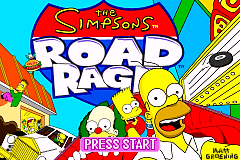 辛普森疯狂大道赛车 Simpsons, The - Road Rage(UE)(THQ)(64Mb)