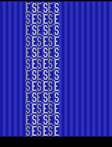 Many Blue Bars and Text Demo (PD)