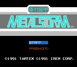 Juuryoku Soukou Metal Storm (Japan)