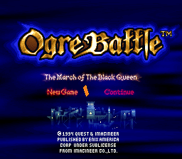Ogre Battle - The March of the Black Queen (USA)
