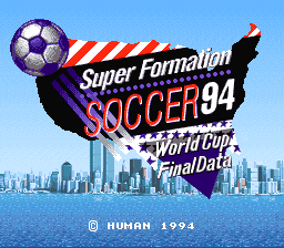 Super Formation Soccer 94 - World Cup Final Data (Japan)