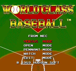 World Class Baseball (USA)