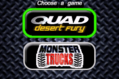 游戏2合1-沙漠狂暴人竞技赛+怪兽大脚车 2 Games in 1 - Quad Desert Fury + Monster Trucks(US)(Majesco Sales)(64Mb)