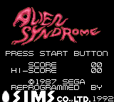 Alien Syndrome (Japan)