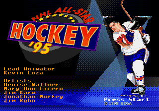NHL All-Star Hockey 95 (USA) (Beta) (1994-10-01)