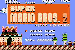 任天堂FC珍藏游戏系列第21辑-马里奥兄弟2 Famicom Mini Vol. 21 - Super Mario Bros. 2(JP)(Nintendo)(32Mb)