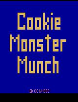 Cookie Monster Munch (1983) (Atari) (Prototype)