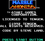 Marble Madness (USA, Europe)