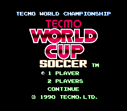 Tecmo World Cup Soccer (Japan)