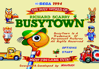 Richard Scarry's Busytown (USA) (Beta) (1994-08-17)