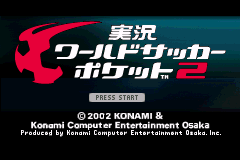 实况世界足球口袋版 2 Jikkyou World Soccer Pocket 2(JP)(Konami)(64Mb)