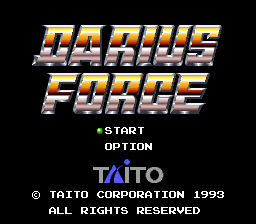 Darius Force (World) (Darius Cozmic Collection)