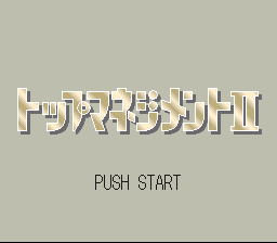 Top Management II (Japan)
