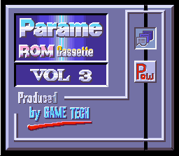 Parame ROM Cassette Vol. 3 (Japan) (Unl)