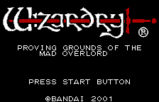 Wizardry Scenario 1 - Proving Grounds of the Mad Overlord (Japan)