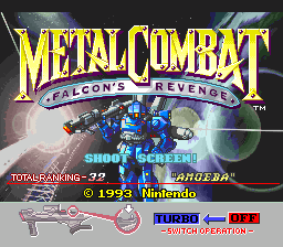 Metal Combat - Falcon's Revenge (Europe)