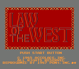 Law of the West (Japan)