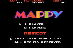 任天堂FC珍藏游戏系列第8辑-快乐鼠 Famicom Mini Vol. 08 - Mappy(JP)(Nintendo)(32Mb)