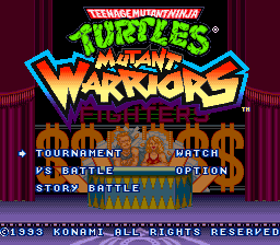Teenage Mutant Ninja Turtles - Mutant Warriors (Japan)