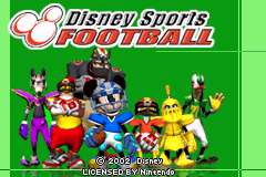 迪斯尼全明星运动系列-橄榄球 Disney Sports - Football(US)(Konami)(128Mb)