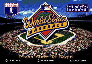 World Series Baseball (USA) (Beta) (1994-01-06)