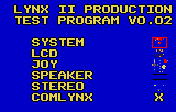 Lynx II Production Test Program (USA)
