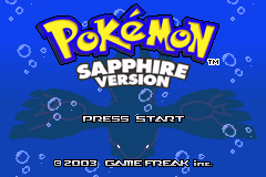 口袋妖怪-蓝宝石V1.1版 Pokemon - Sapphire Version(EU)(Nintendo)(128Mb)