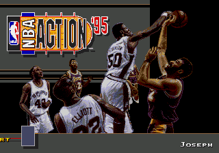NBA Action '95 Starring David Robinson (USA, Europe) (Beta) (1995-01-27)