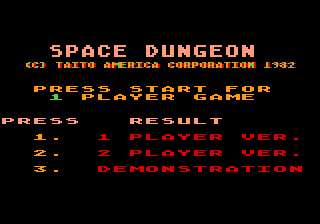 Space Dungeon (USA)