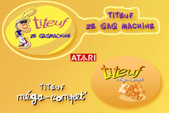 2合1 - 坏小子+坏小子 - 迪德夫 2 Games in 1 - Titeuf - Ze Gagmachine + Titeuf - Mega Compet'(FR)(Atari)(64Mb)
