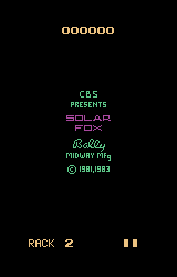 Solar Fox (1983) (CBS Electronics) (PAL) [!]