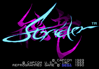 Strider (USA, Europe) (Virtual Console)