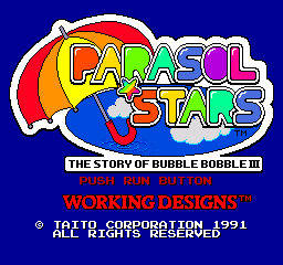 Parasol Stars - The Story of Bubble Bobble III (USA)